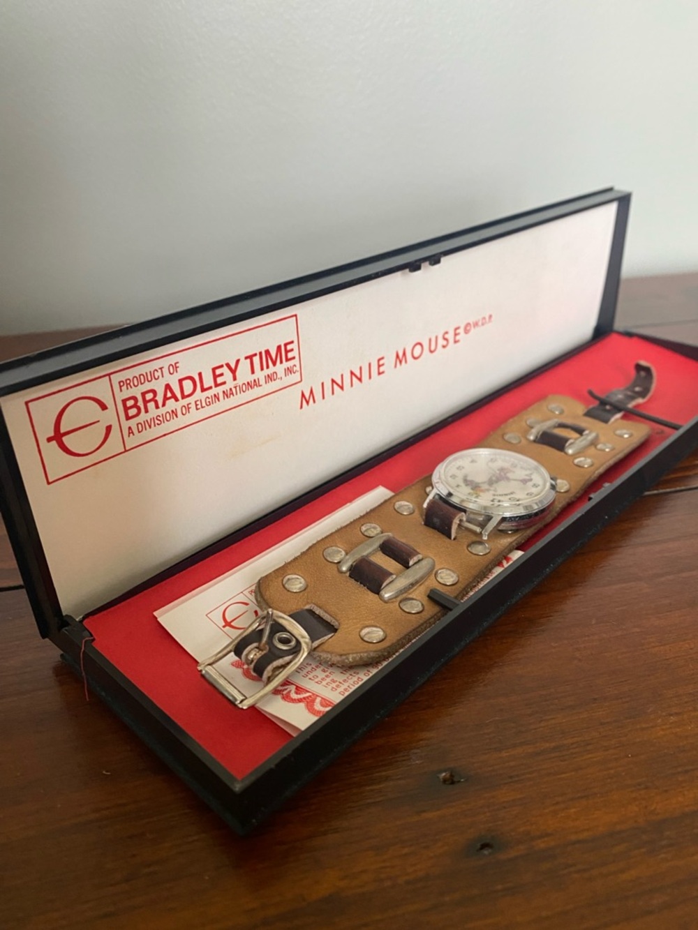 Vintage 1970s Disney Minnie Mouse Watch – Bradley Time w/ Original Box